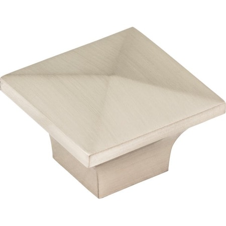 Jeffrey Alexander 1-1/4" Overall Length Satin Nickel Pyramid Cairo Cabinet Knob 595SN